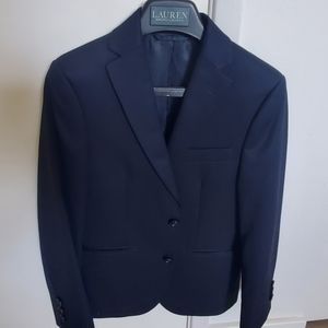 Navy Blue Boys Size 10 Suit Ralph Lauren